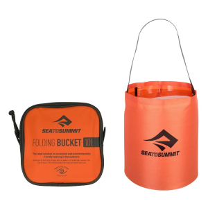 Sea to Summit Folding Bucket 10L for easy camp cleanup